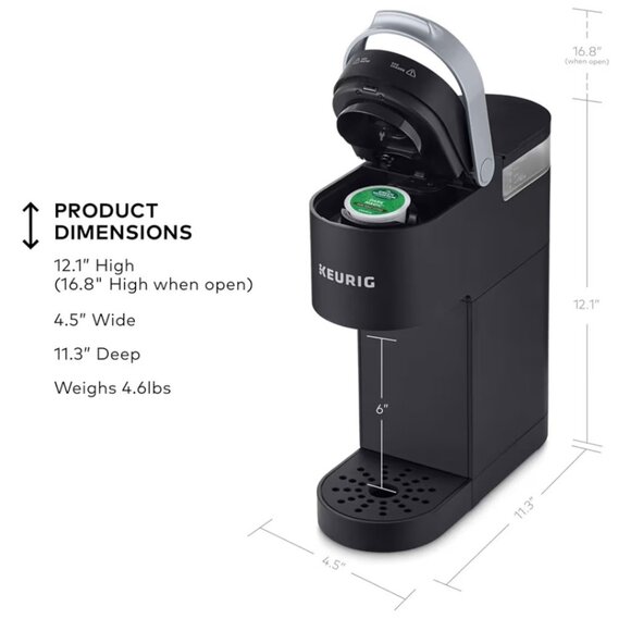 Keurig K-Mini Single Serve K-Cup Pod Coffee Maker, 6 to 12oz Brew size, Black - Picture 5 of 10